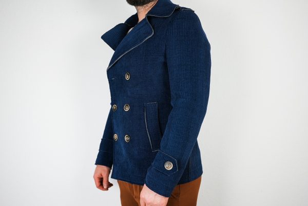 Cappotto da Uomo Blu Reale - immagine 3