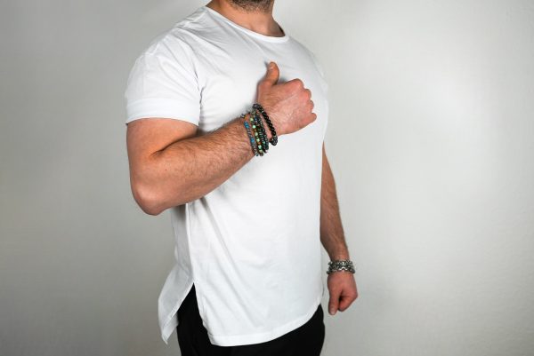 T-Shirt da uomo Bianco - immagine 5