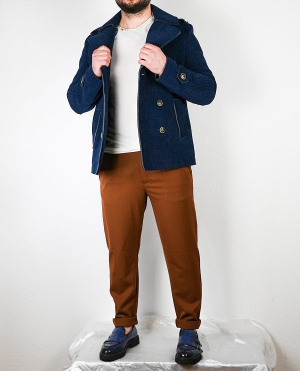 Men Jacket Royal Blue - Image 3