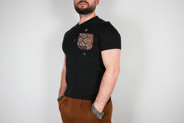 Maniche Corte con Taschino Nera - immagine 2
