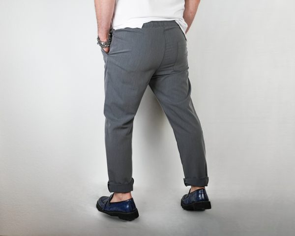 Pantaloni eleganti da uomo Grigi - immagine 2