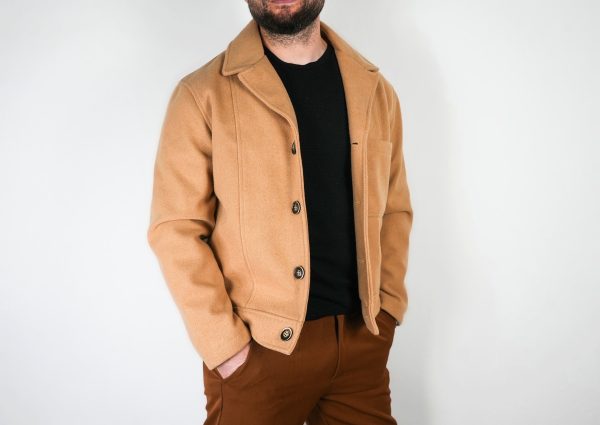 Giacca da Uomo Crema