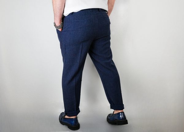 Pantaloni da uomo blu scuro - immagine 2