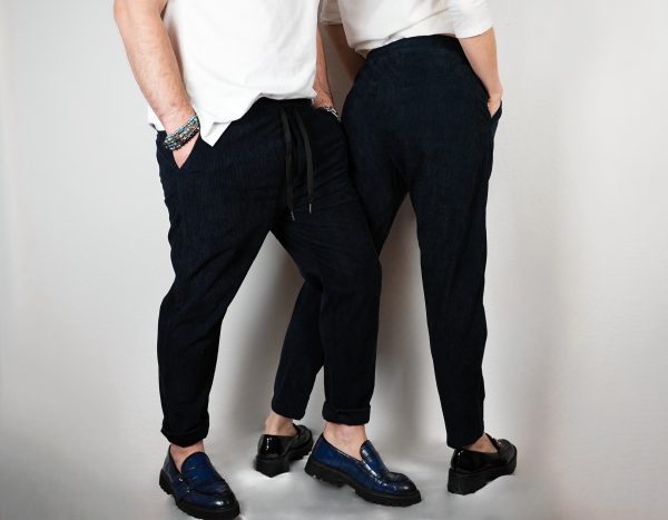 Pantaloni Eleganti Grigi Unisex - immagine 2