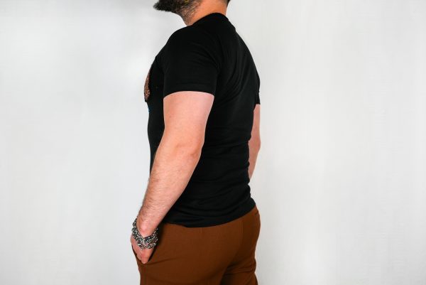 Maniche Corte con Taschino Nera - immagine 3