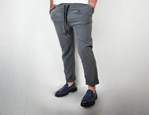 Pantaloni eleganti da uomo Grigi