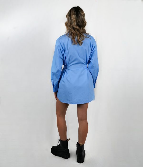 Blue Blouse Dress - Image 3