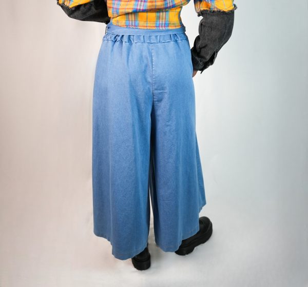 Blaue Weite Hosen – Bild 5