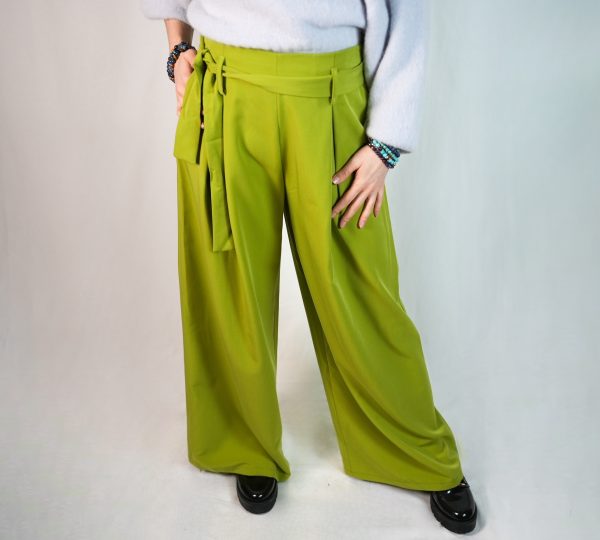Pantaloni Business Casual a Gamba Larga Multicolore - immagine 3