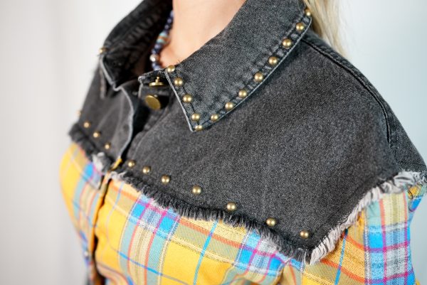 Camicia in Jeans Colorata - immagine 2