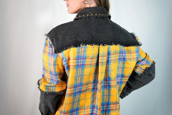 Camicia in Jeans Colorata - immagine 4