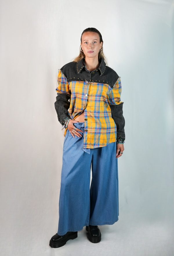 Camicia in Jeans Colorata