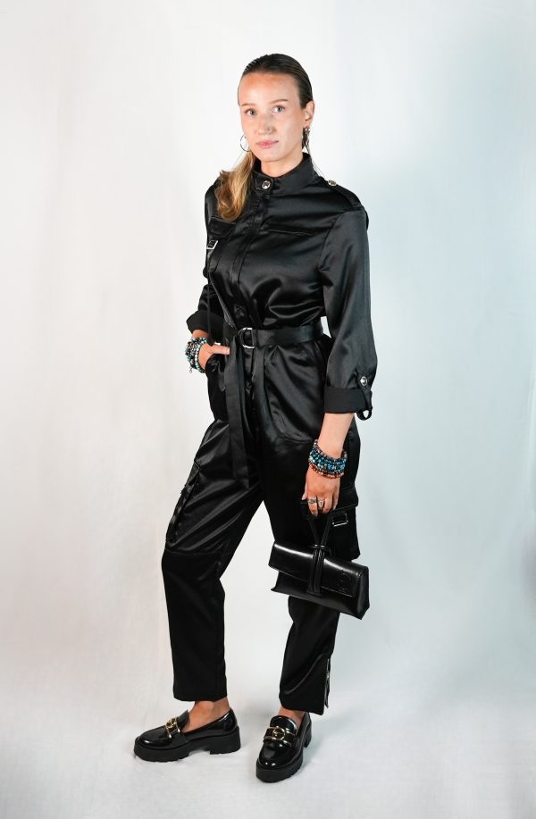 Satin Set Nero Totale