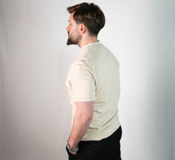 T-Shirt Beige da Uomo - immagine 2