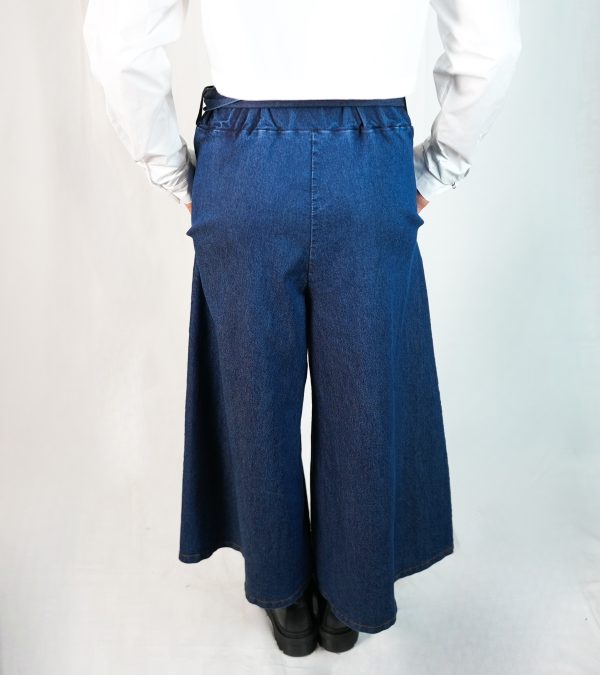 Blaue Weite Hosen – Bild 2