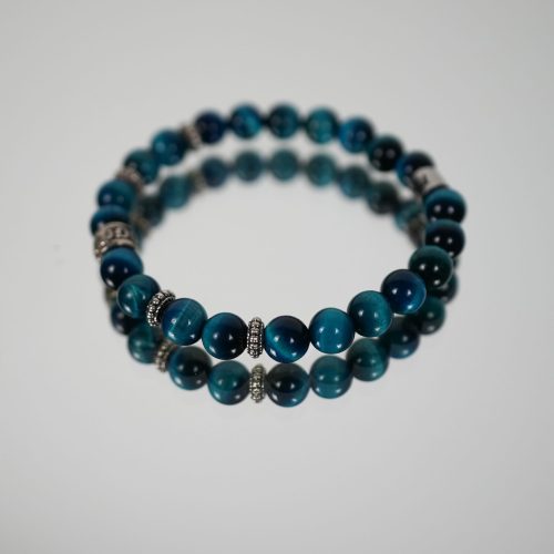 Unico-wear-blue-bracelet-elastic-stone